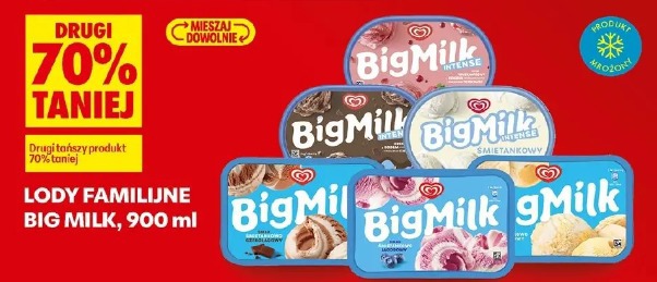Lody familijne Big Milk