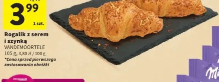 Rogalik z serem i szynką VANDEMOORTELE