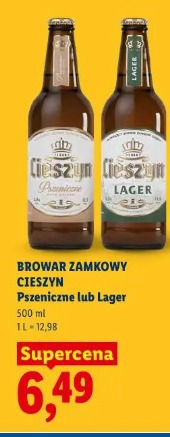 Browar Zamkowy Cieszyn Pszeniczne lub Lager
