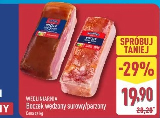 Boczek wędzony surowy/parzony Wędlinarnia