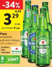 Piwo Heineken wybrane rodzaje