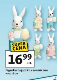 Figurka zajączka ceramiczna