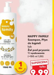 Happy Family szampon, płyn do kąpieli lub żel pod prysznic