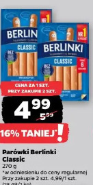 Parówki Berlinki Classic