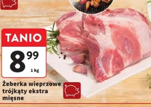 Żeberka wieprzowe trójkąty ekstra mięsne
