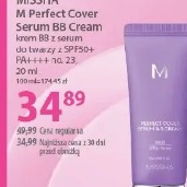Missha M Perfect Cover Serum BB Cream krem BB z serum do twarzy z SPF50+ PA+++ no.23