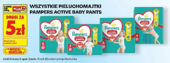 Wszystkie pieluchomajtki Pampers Active Baby Pants