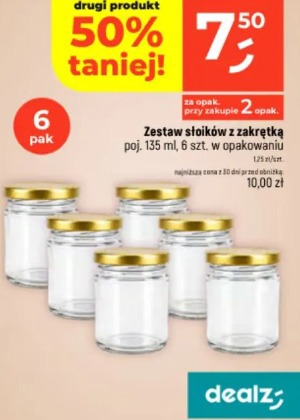 Zestaw słoików z zakrętką