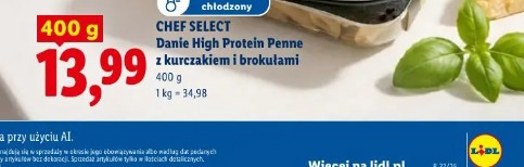 Chef Select Danie High Protein Penne z kurczakiem i brokułami