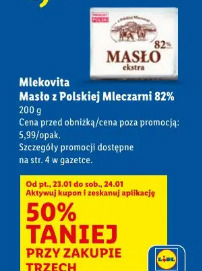 Mlekovita Masło z Polskiej Mleczarni 82%