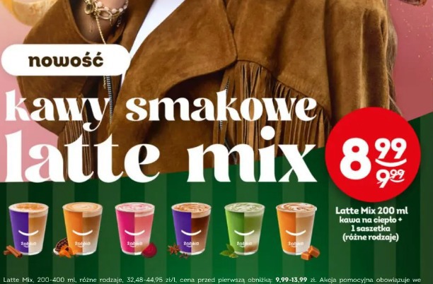 Kawy smakowe latte mix Żabka