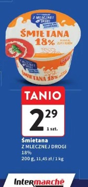 Śmietana Z Mlecznej Drogi 18%