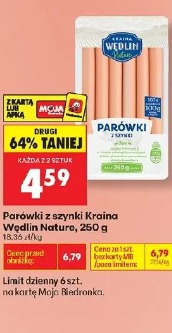 Parówki z szynki Kraina Wędlin Nature