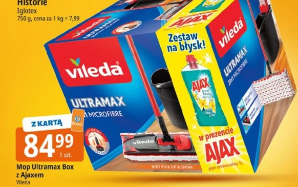 Mop Ultramax Box z Ajaxem Vileda