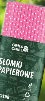 Grill & Chill słomki papierowe