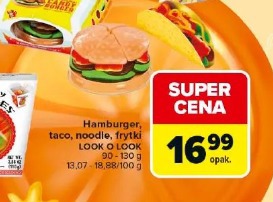 Hamburger, taco, noodle, frytki LOOK O LOOK