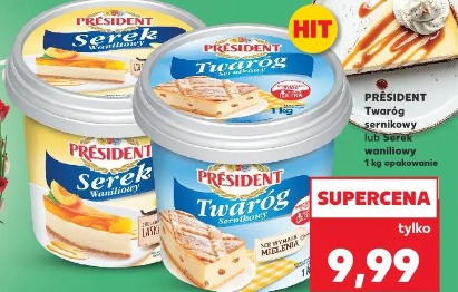 President Twaróg sernikowy lub Serek waniliowy