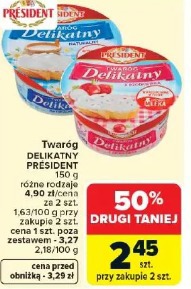 Twaróg DELIKATNY PRÉSIDENT