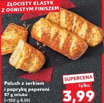 Paluch z serkiem i papryką peperoni