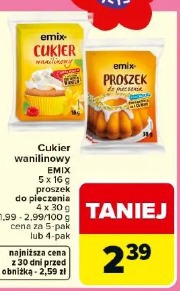 Cukier wanilinowy Emix