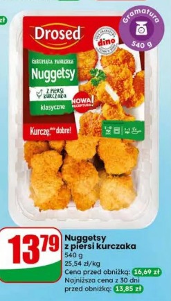 Nuggetsy z piersi kurczaka Drosed