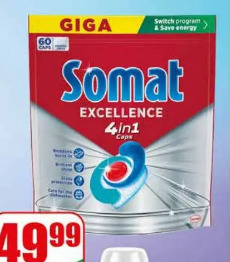 Somat Excellence Kapsułki do zmywarki 4in1