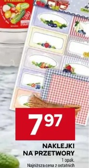 Naklejki na przetwory