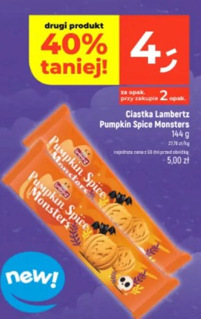 Ciastka Lambertz Pumpkin Spice Monsters
