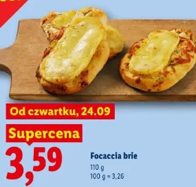 Focaccia brie