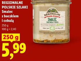 Regionalne Polskie Szlaki Smalec z boczkiem i cebulą