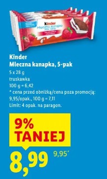Kinder Mleczna kanapka, 5-pak