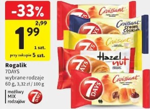 Rogalik 7DAYS wybrane rodzaje