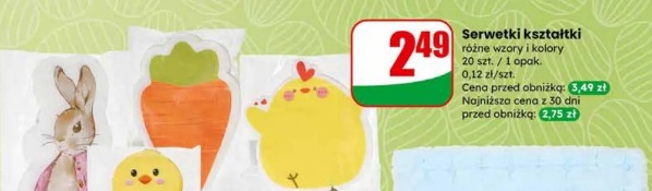 Serwetki kształtki