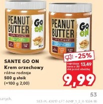 Sante Go On Krem orzechowy crunchy lub smooth