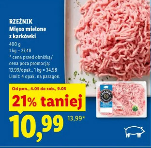 Rzeźnik Mięso mielone z karkówki