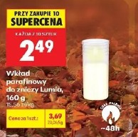 Wkład parafinowy do zniczy Lumia