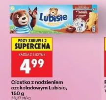 Ciastka z nadzieniem czekoladowym Lubisie