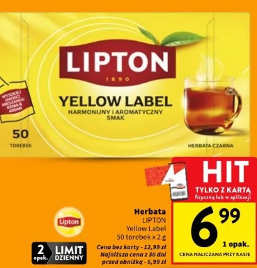 Herbata Lipton Yellow Label