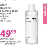 Anua Heartleaf Soothing Toner kojący tonik do twarzy