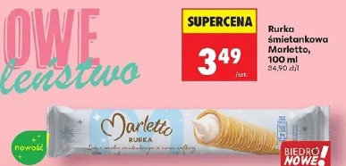 Rurka śmietankowa Marletto