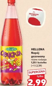 Hellena Napój gazowany oranżada różne rodzaje