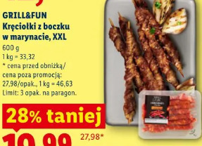 Grill&Fun Kręciołki z boczku w marynacie, XXL