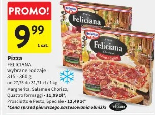 Pizza FELICIANA wybrane rodzaje