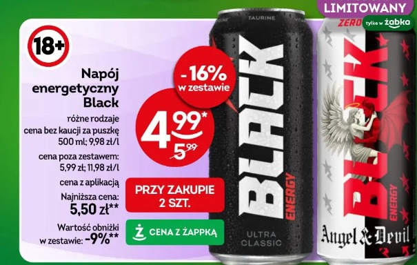 Napój energetyczny Black