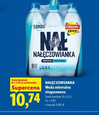 NAŁĘCZOWIANKA Woda mineralna niegazowana