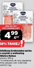 Kiełbasa krakowska sucha z szynki z wołowiną Mistrz Rohus