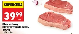Stek wołowy z krzyżowej irlandzki