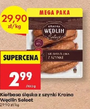 Kiełbasa śląska z szynki Kraina Wędlin Select