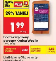 Boczek wędzony, parzony Kraina Wędlin