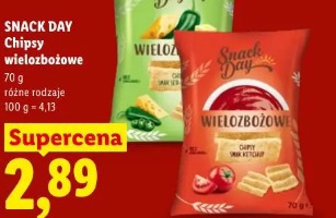 Snack Day Chipsy wielozbożowe